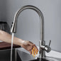 Smart Touchless Kitchen Faucet  Black/Nickel