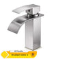 Waterfall Single Hole Bath Sink Faucet