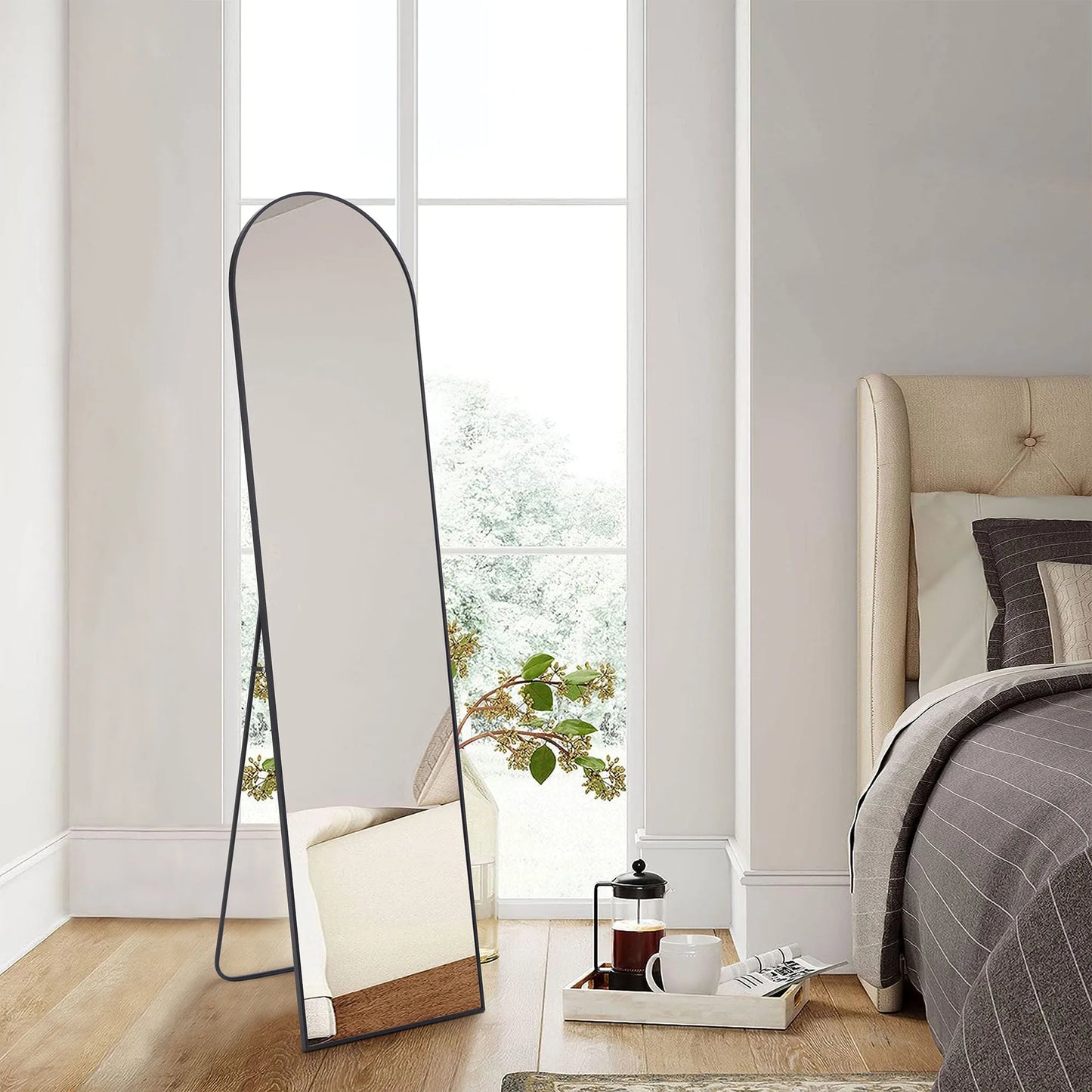 Full Body Wall Mirror 59"x16" Standing