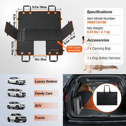 Back Seat Extender Dog Back Seat Bed