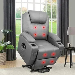 Power Lift Recliner with Massage Chair