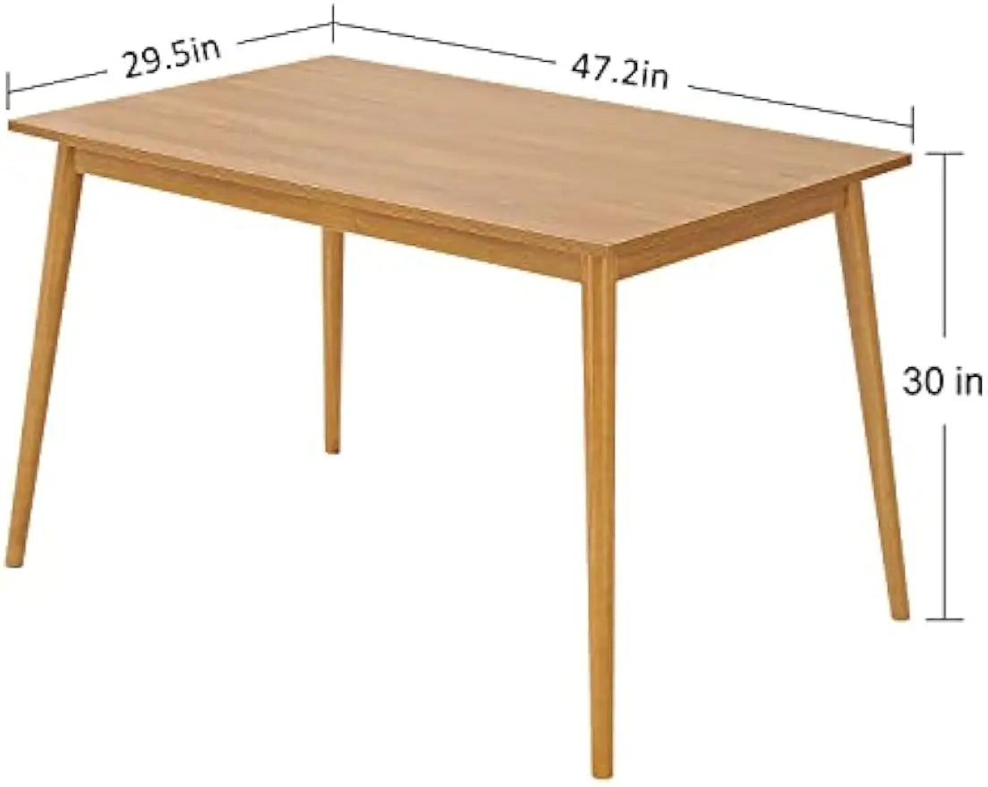 47 Inch Kitchen Table Oak Finish