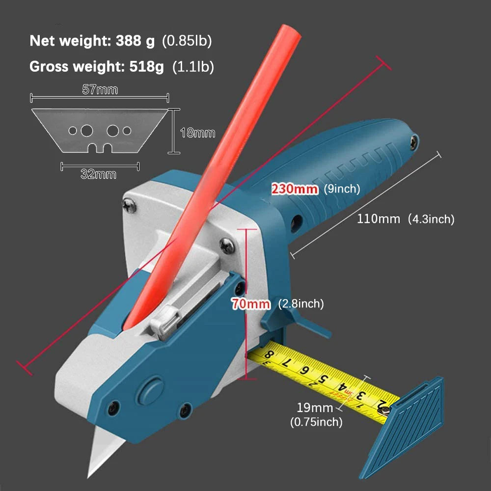 Gypsum Cutting, Manual Cutting Scriber Tool