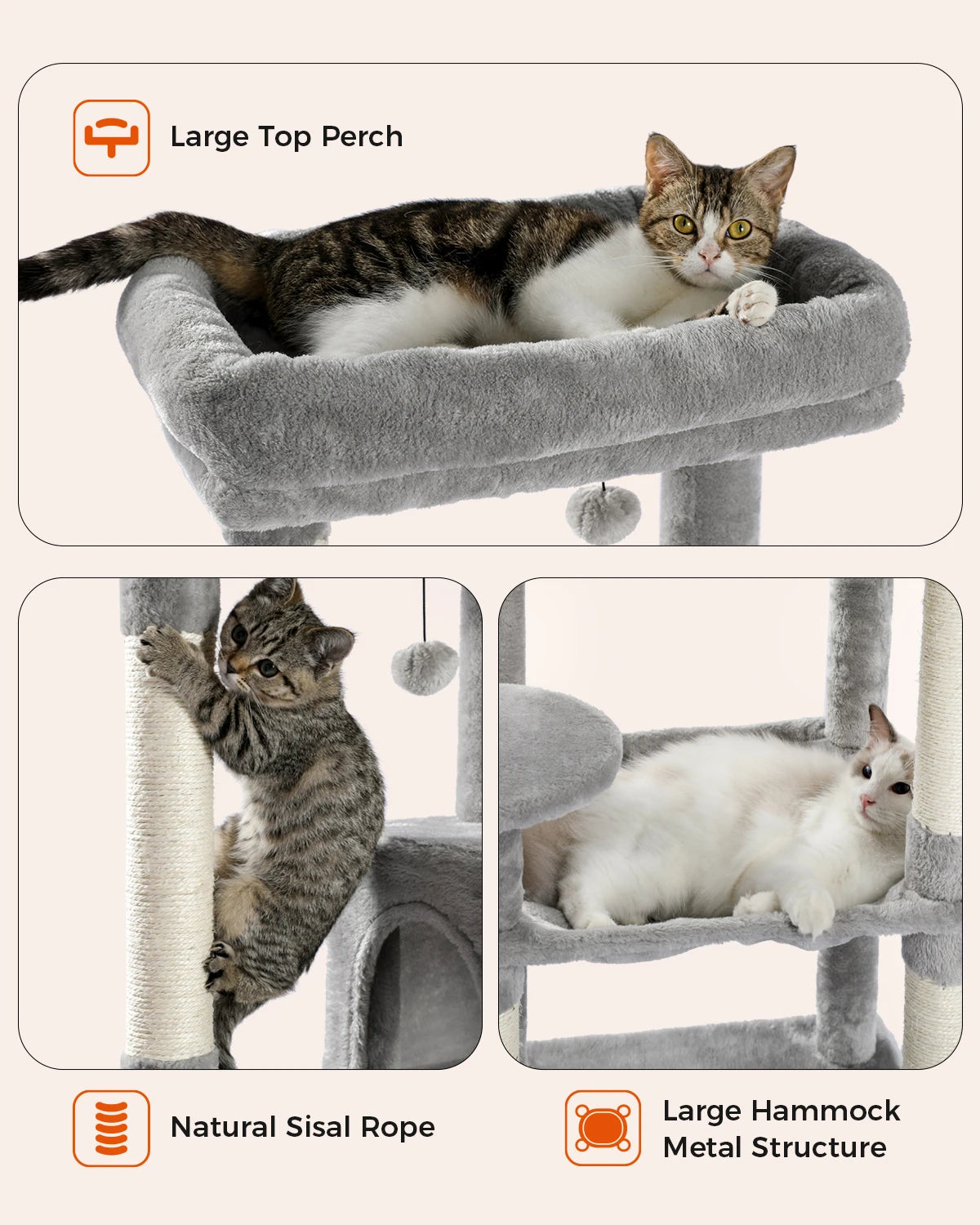 Cat Tower Scratching Posts Cozy Perch