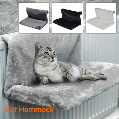 Cat Hanging Radiator Bed Warm Fleece Metal Frame