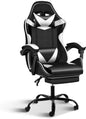 Gaming Adjustable Swivel Racing Office Chair with Footrest