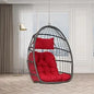 Indoor Outdoor 360 Swivel Hanging Egg Chair Patio Basket Chair