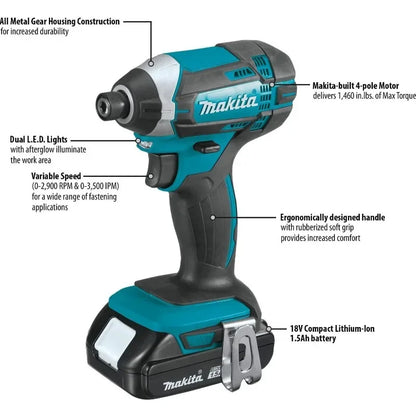 18V LXT® Lithium-Ion Cordless 2-Pc. Combo Kit (1.5Ah)