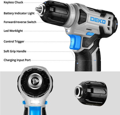 Tool Kit with Drill, Hand Tools