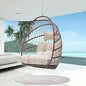 Outdoor Patio Wicker with Stand, Swing Hammock Egg Chair