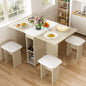 Folding Kitchen Table Set for 4 Easily movable