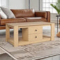 Wooden Coffee Table with Storage