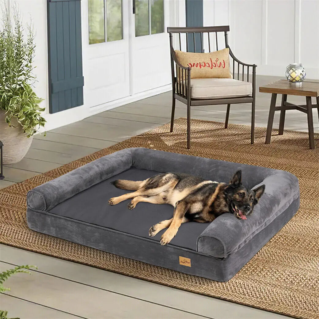 Large Orthopedic Pet Couch Bed Washable Cover