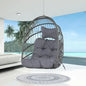 Outdoor Patio Wicker with Stand, Swing Hammock Egg Chair