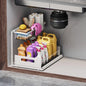 Under Sink Organizers 2 Tier Slide Out Kitchen Cabinet