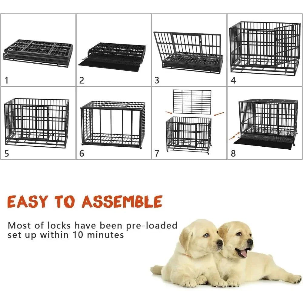 Heavy Duty, Escape Proof Dog Cage Kennel