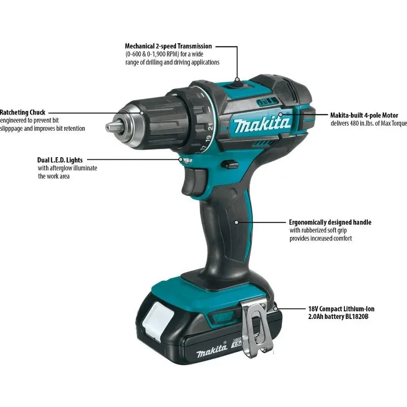 18V LXT® Lithium-Ion Cordless 2-Pc. Combo Kit (1.5Ah)