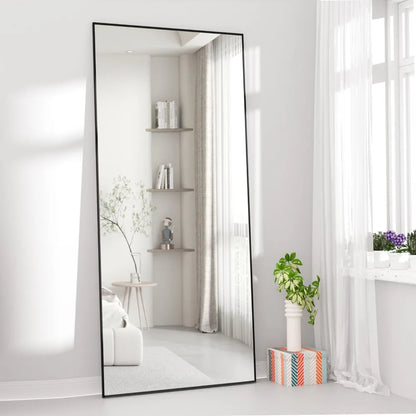 65"x24" Full length Black Rectangle Mirror