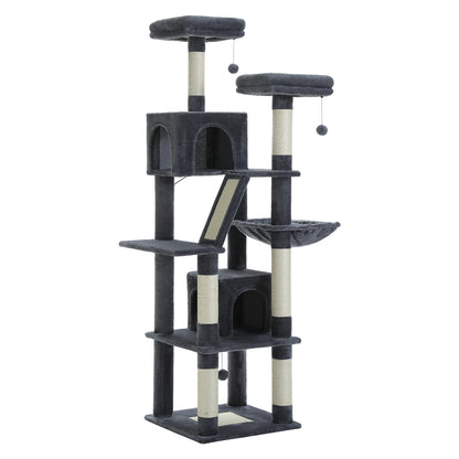 Tall Cat Tower for Indoor Cats with Scratching Posts