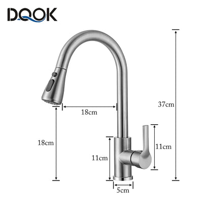 Black Kitchen Pull Out Faucet