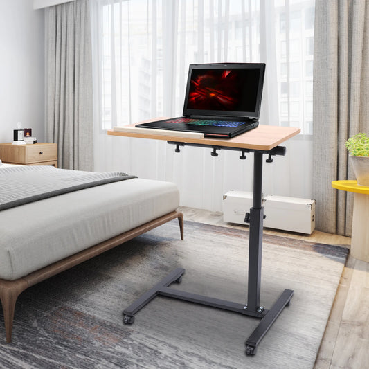 Adjustable Laptop Rolling Study Table Computer Workstation