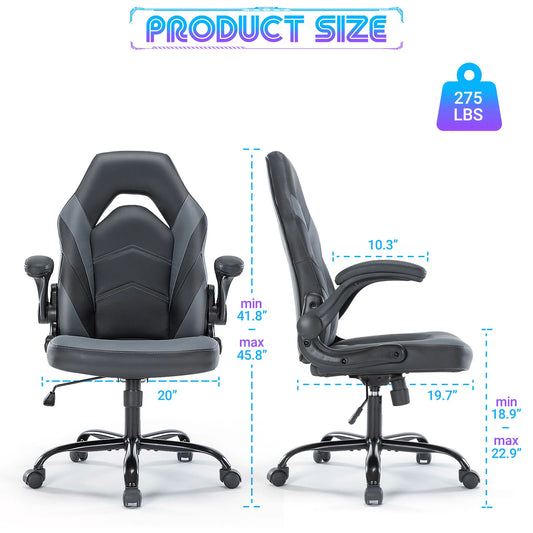 Ergonomic Office Computer Adjustable Leather Racing Chair