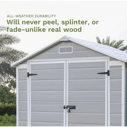 6x4 Foot Plastic Outdoor Resin Storage Shed