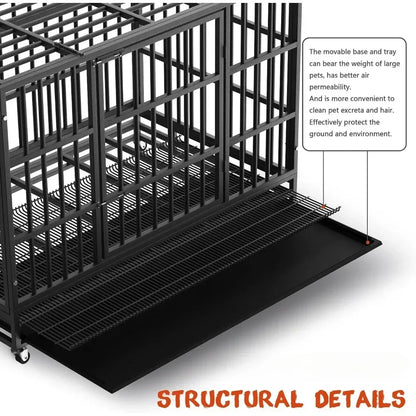 Heavy Duty, Escape Proof Dog Cage Kennel