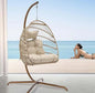 Outdoor Patio Wicker with Stand, Swing Hammock Egg Chair