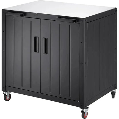 Outdoor Bar, Grill Cart with Storage Station