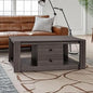 Wooden Coffee Table with Storage