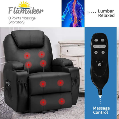 Power Lift Recliner with Massage Chair