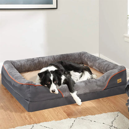 Large Orthopedic Dog Bed Memory Foam