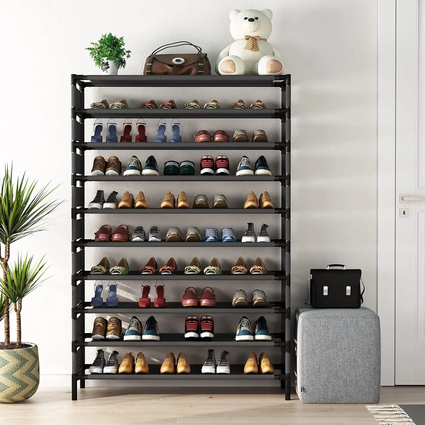 Multi-layer storage Rack, bedroom furniture Shoe Shelf for 50 Pair