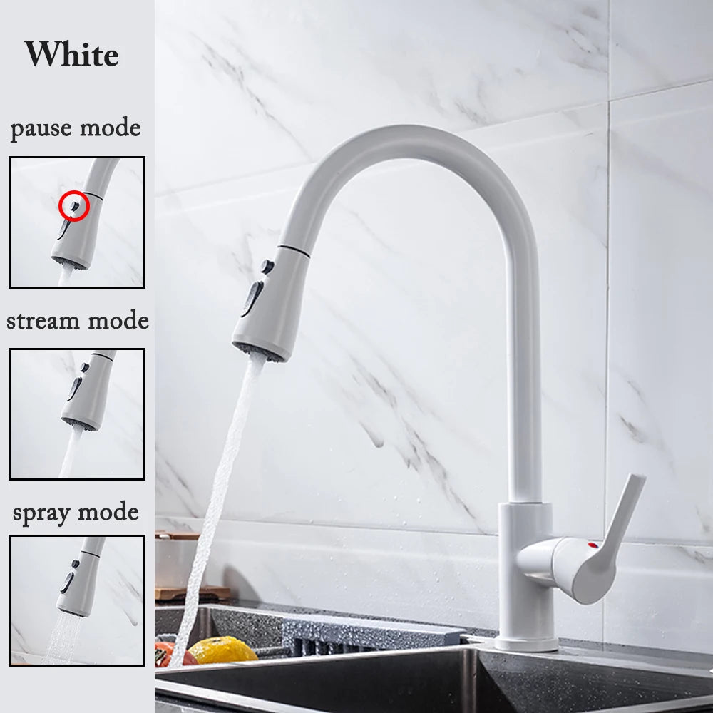 Black Kitchen Pull Out Faucet