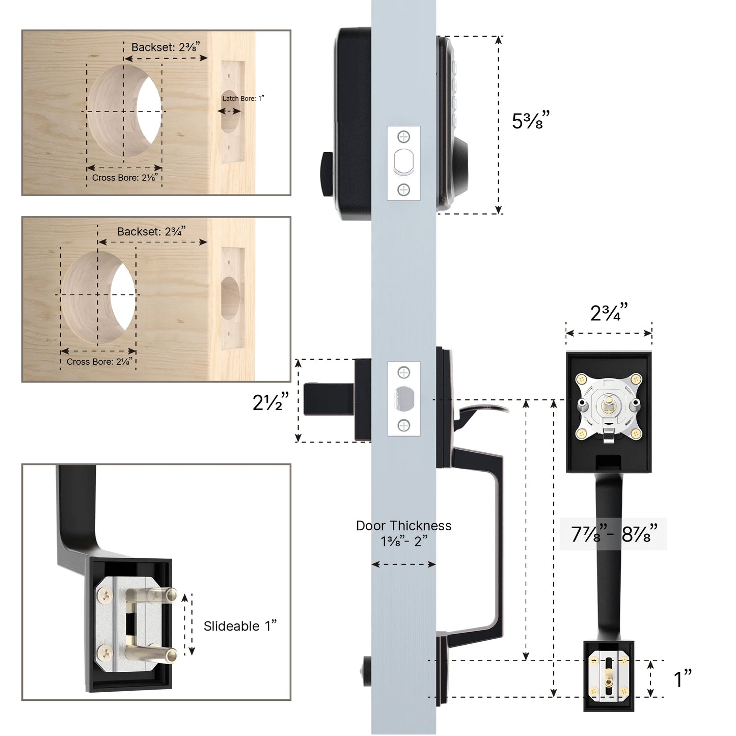 Keypad - Keyless Entry Door Lock Set