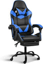 Gaming Adjustable Swivel Racing Office Chair with Footrest