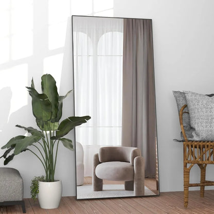 65"x24" Full length Black Rectangle Mirror