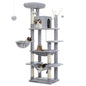 Tall Cat Tower for Indoor Cats with Scratching Posts