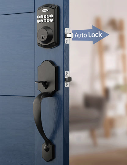 2-Door Knob Smart Keypad Door Lock Set