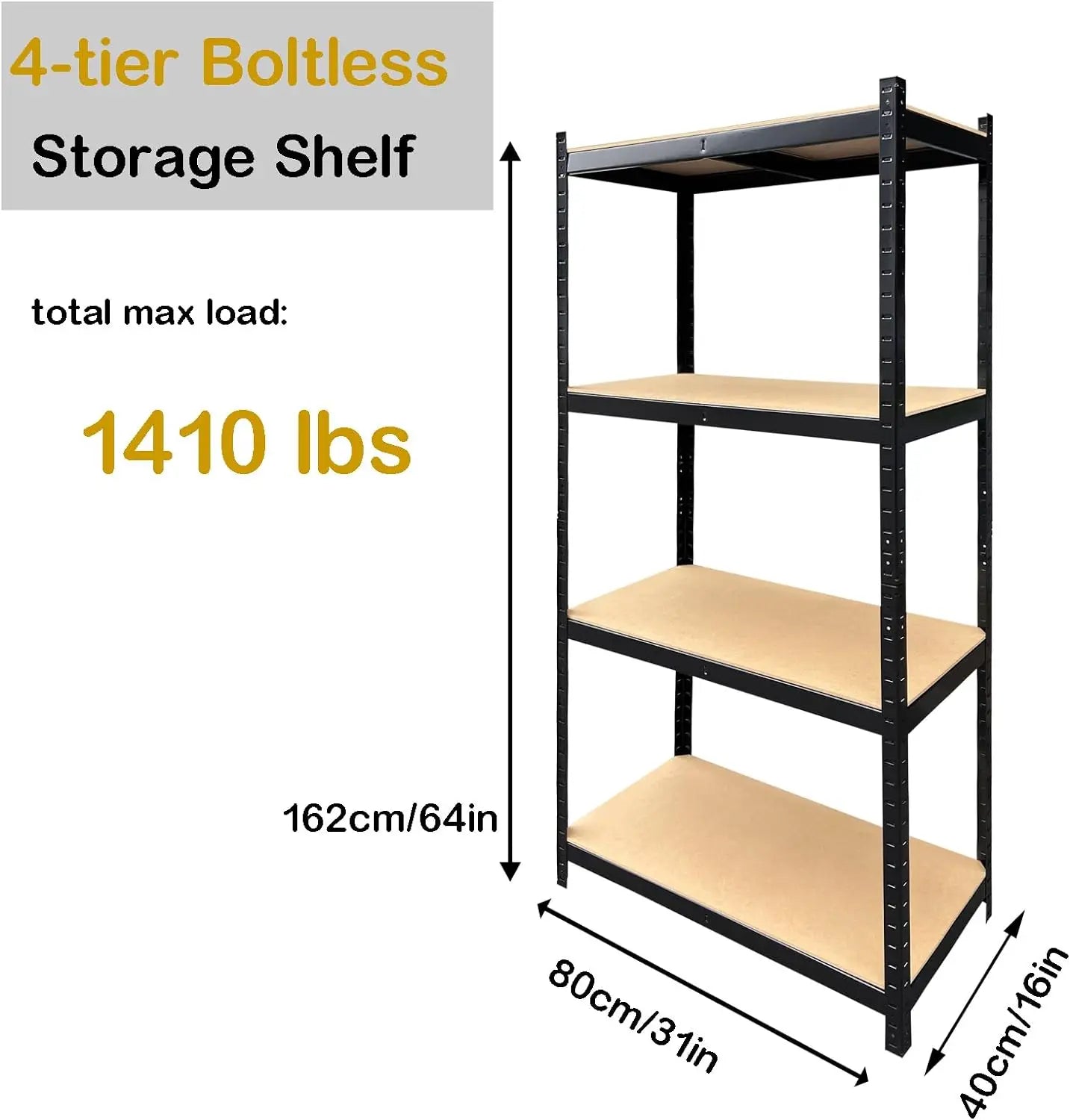 Metal Shelves Storage Workshop Adjustable