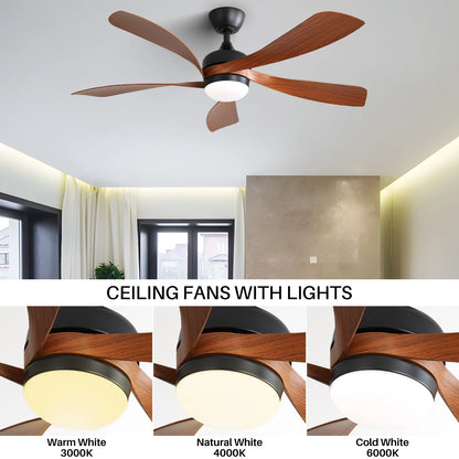 52-Inch 5 Blade Ceiling Fan With remote