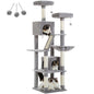 Tall Cat Tower for Indoor Cats with Scratching Posts