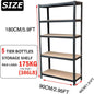 Metal Shelves Storage Workshop Adjustable