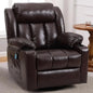 Glider Rocker Swivel Recliner with Massage and Heat