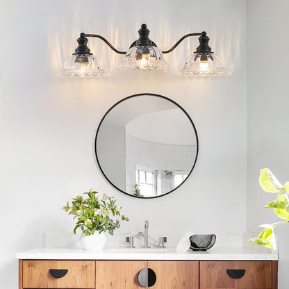 24 Inch 3-Light Vintage Bathroom Wall Sconce